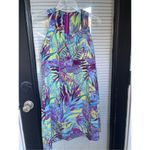 Title Nine  Sleeveless active wear Sports Dress padded bra Tropical Palm Size 8 Photo 8