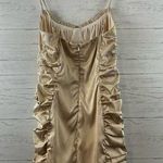 Princess Polly  Champagne Sabir Mini Dress Size 6 Photo 1