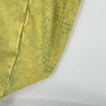 Free People  Movement Women's Yellow Mock Neck Long Sleeve‎ Textured Top Size M/L Photo 4