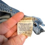 Vintage Blue Denim Pearl Snap Capped sleeve Shirt Boho Western coastal cowgirl Size XL Photo 3