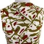 Saucony Sacony Ciella Vintage Red Green Sleeveless Shift Dress Size 8 Photo 1