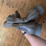 Abeo distressed leather Bikercore side zip size 11 ankle boots Tan Photo 3