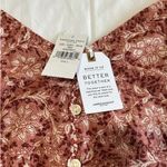 American Eagle NWT Mieux Ensemble Boho Button Floral Crop Top Size Large Photo 5