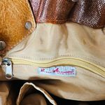 Pietro Alessandro New York Leather Gold Shimmer Hobo Bag Purse Y2K Designer Photo 8