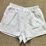 Rue 21 High Waist White Cotton Shorts Photo 0