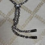 Chico's Chico SILVERTONE SPARKLE Y-NECKLACE Photo 4