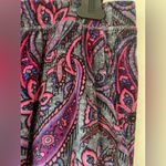 Cuddl Duds  pink / purple fleecy cozy wide leg lounge pants / pajama bottoms; L Photo 1