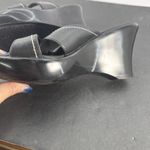 Tommy Hilfiger  Kerry Black Open Toe Platform Wedge Criss Cross Sandals Sz 7M Photo 10