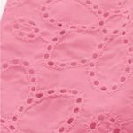 SheIn Pink Strapless Crochet Crop Top Photo 2