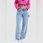 Good American Women's Good 90s High Rise Loose Fit Surplus Jean in Indigo Photo 6