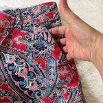 New York & Company Women Paisley Print Shorts Size 0 Pink Photo 1