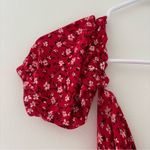 Pretty Little Thing red  off the shoulder puff sleeve dress Photo 2