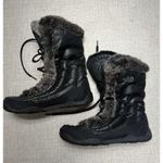 The North Face  NUPTSE Puffer Boots Black Goose Down Faux Fur Snow Women’s Sz 8 Photo 2