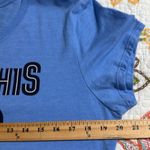 Adidas  women’s size 2XL Memphis 33 light pullover short sleeve Blue T-Shirt nwt Photo 2