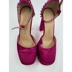 Azalea Wang Penelope Platform High Heels Studded Ankle Strap Size 9 Pink Photo 2