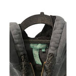 Vintage Ralph Lauren Jeans Company Size Large Crest Patch Full Zip Velvet Hoodie Black Photo 5