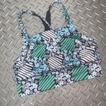 Free people movement floral sports bra activewear workout revolve casual nwot Green Photo 3