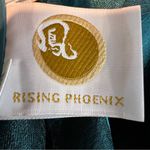 Rising Phoenix Kimono Shirt Jacket 3/4 Sleeves with Loop Over Buttons Gold Size 2X Photo 5