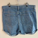 J.Crew Denim Cuff Shorts Size 33 Light Wash Casual Everyday Photo 5