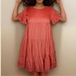 Karlie  Orange Linen Babydoll Dress Sz. M Photo 1
