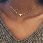 Urban Outfitters gold dainty heart choker Photo 0