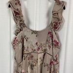 City Chic Beige Pink Floral Florence Playsuit Sz.XL(22) NWT Photo 9