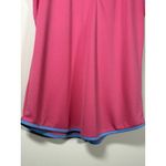 Greg Norman  Golf Play Polo Sleeveless Pink Performance Wear Blue Accent Size Med Photo 2