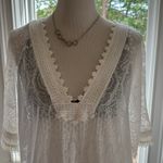 White House | Black Market  Sheer Lace Top, So Pretty, Size Small, EUC Photo 1