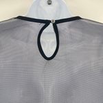 None Y2K Sheer Floral Embroidery Mesh Top M Black Coquette Whimsigoth Grunge Crochet Photo 6