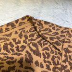 Style & Co . Brown cheetah Patterned Top Photo 3