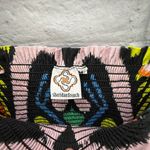 Sheridan French Kelly Dress Tie Straps Size M Black Ikat Studded Smocked Tiered Size M Photo 6