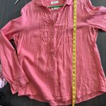 Malvin Hamburg Germany I Love Linen Womens L XL 100% Linen Top Coral Pink Luxery Size L Photo 8