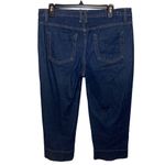 The Limited  Dark Denim Cropped Capri Jeans Photo 1