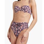 Veronica Beard NEW  Azoia knotted floral-print high-rise bikini briefs Photo 1