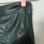 ZARA  Green Faux Leather Skinny Pants Photo 5
