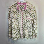 Victoria's Secret Women’s Novelty Pink Pineapple Pajama Shirt Size L Photo 7