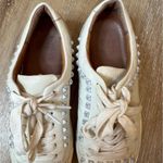 Frye  Ivy Deco Stud White Leather Sneakers 8.5 Photo 3