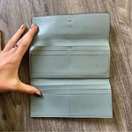Coach Seafoam/Sage Pebble Soft Leather Trifold Wallet Photo 5