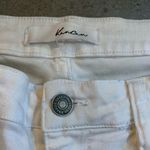 KANCAN Womens Skinny Jeans Size 11/29 Distressed Double Fray White Mid Rise Photo 7