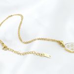 Daisy Flowers Irregular Pendant Necklace Gold Photo 2