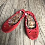 Sam Edelman Sam‎ Edelman FELICIA red suede leather ballet flats Photo 1