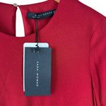 ZARA NWT Woman Red Guipure Lace Trim Romper Size XS Photo 5