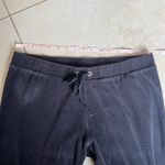 Juicy Couture Y2K Black Velour Jogger Track Pants Size L Photo 5