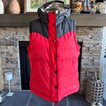 Stio Vibrant Red and Deep Navy Hooded Vest Size undefined Photo 5