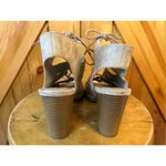 Rampage  Women's Size 9.5 Emmie Strappy Heel Sandals Tan Photo 3