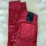 J Brand NWT Alana High-Rise Crop Skinny Python Photo 3