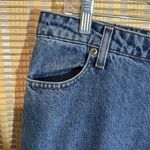 Harley Davidson 1990s Medium Wash Blue Bootcut High Rise Jeans Womens 14P 36W Photo 4