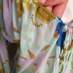 Free People of Paradise Top Mint Green Combo Floral Medium New with tags Photo 3