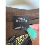 Urban Outfitters Fallen Angel Tattoo Brown Graphic Baby Tee Floral Snake Small Photo 4