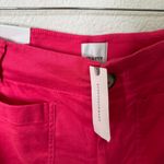 Anthropologie NWT Maeve The Colette Cropped Linen Blend Wide Leg Pants Pink 29 T Photo 5